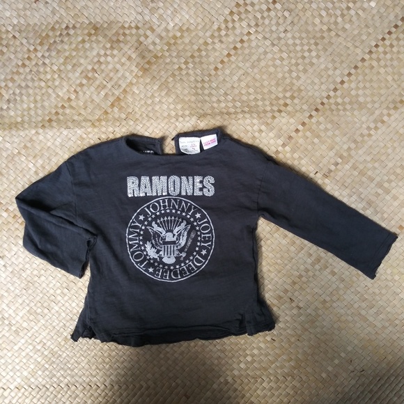 Zara Other - ⚡ ZARA x Ramones Long Sleeves tee  Sz 6/9 Months